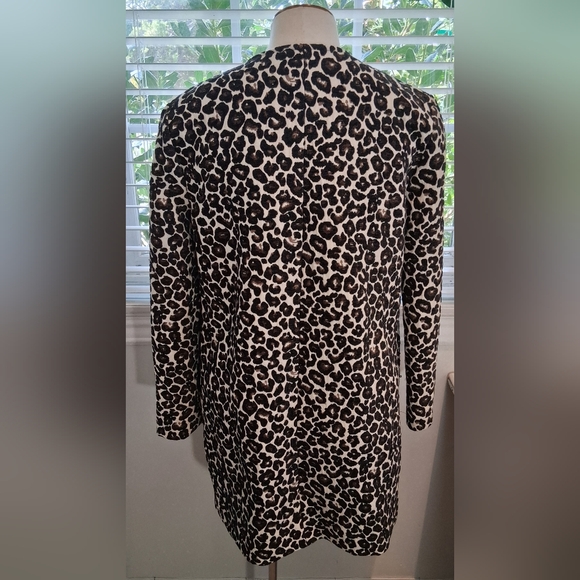 Cupcakes And Casmere Leopard Print 3/4 Length Jacket Sz S NWOT - Picture 4 of 10